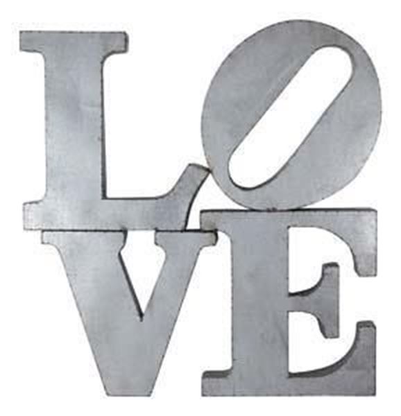 Picture of Love Metal Word