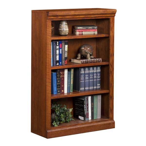 Picture of Burnish Oak Bookcase, 3 Shelf