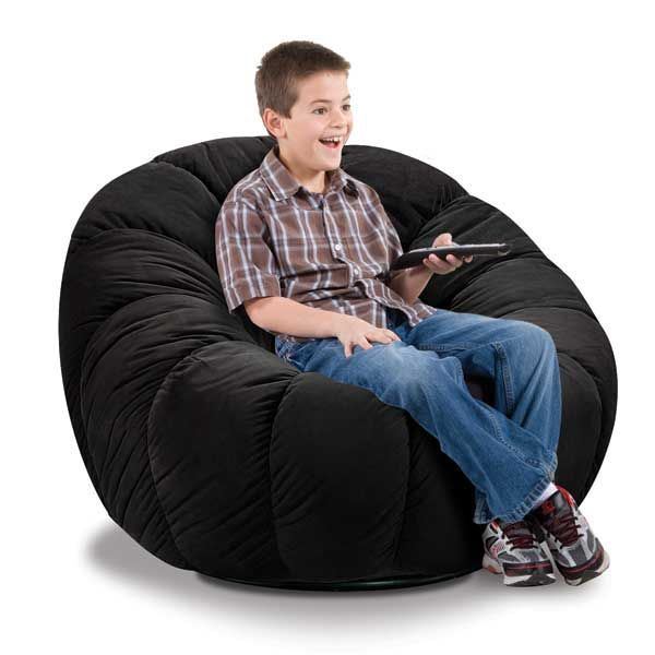 Picture of Chelsea Black Plush Chair
