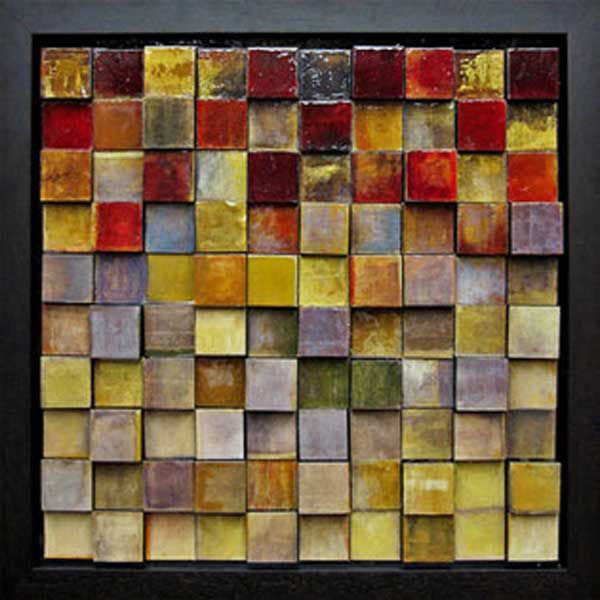 Picture of 100 Wood Blocks 40x40 Abstract