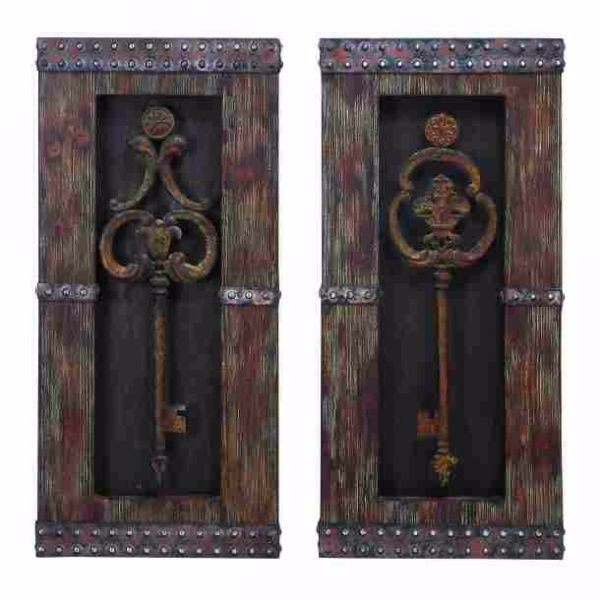 Picture of Framed Key Wall Decor (Set of 2)