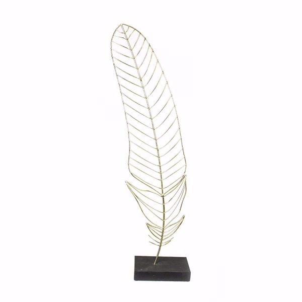 Picture of Gold Feather Sculpture