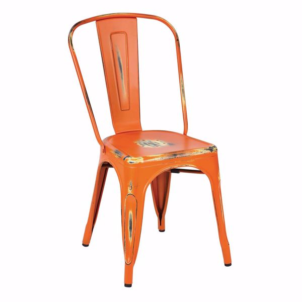 Picture of Bristow Orange Armless Chair, 2-Pack *D