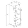 Picture of City Life I 4-Shelf Bookcase *D