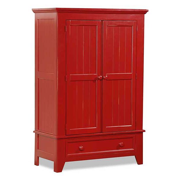 Picture of Red TV Armoire