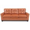 Picture of Orange Bonded Leather Sofa