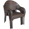 Picture of Stackable Resin Wicker Arm Chair