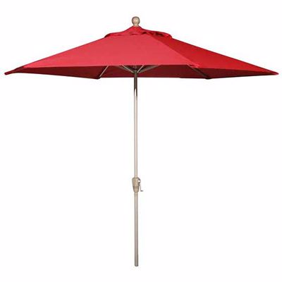 Picture of 9' Umbrella Push-Tilt - Really Red