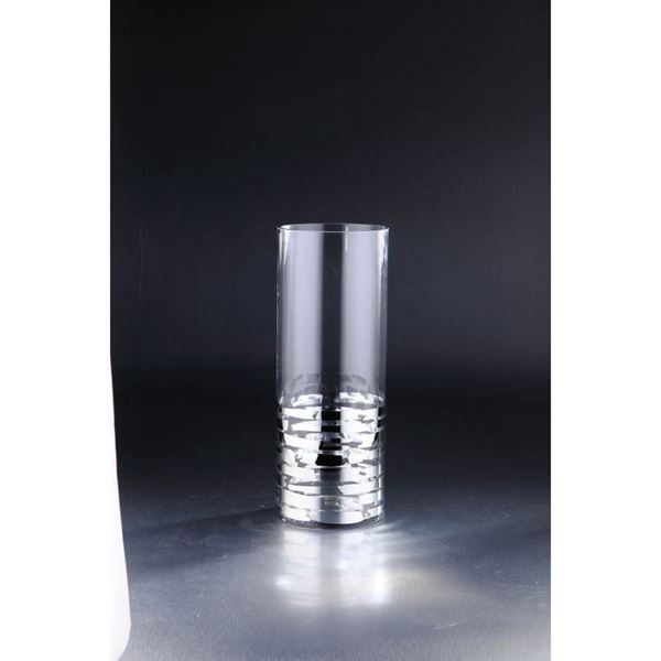 Picture of 15in Silver Clear Cylinder