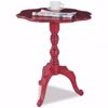 Picture of Red Scalloped Table