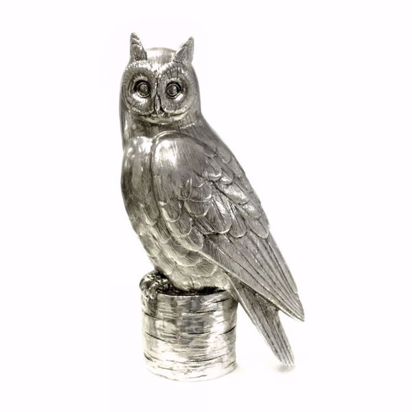 Picture of Silver Owl Figurine