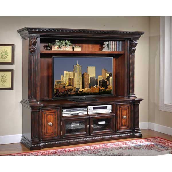 Picture of Grand Estates 84" TV Console with Hutch