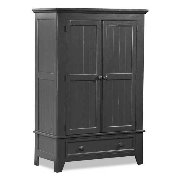 Picture of Black TV Armoire