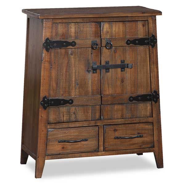 Picture of 2 Door/2 Drawer Rustic Cabinet