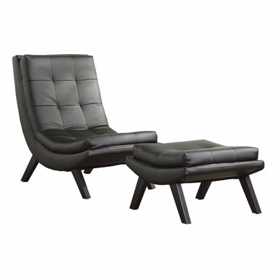 Picture of Black Tustin Lounge Chair & Otto *D