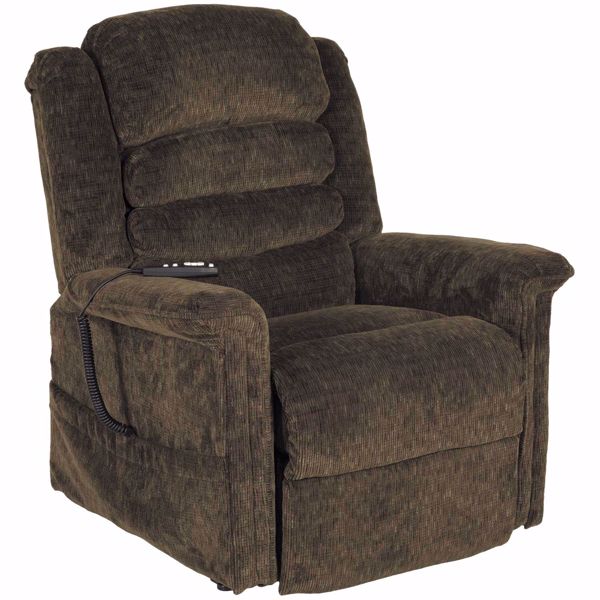 Picture of Power Reclining Lift Chair Green Chenille