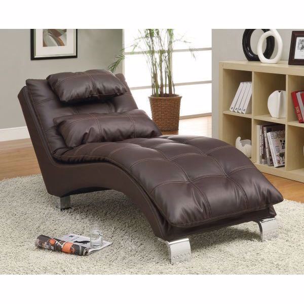 Picture of Dark Brown Chaise *D