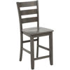Picture of Earl Grey Wood Counter Height Barstool