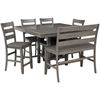 Picture of Earl Grey 6 Piece Counter Dining Set