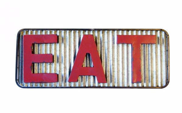 Picture of METAL 'EAT" SIGN