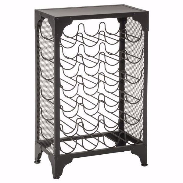 Picture of Madera Black Wine Rack *D