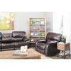 Picture of Wade Brown Top Grain Leather Reclining Loveseat