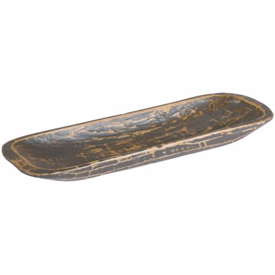 Picture of Wooden Bowl Gray