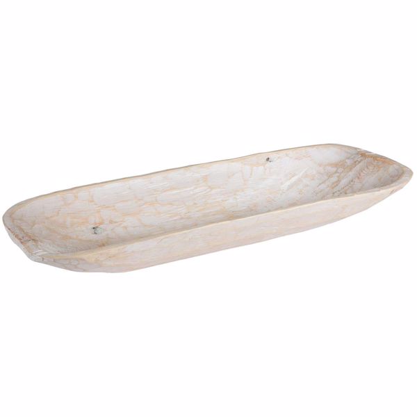 Picture of Wooden Bowl White