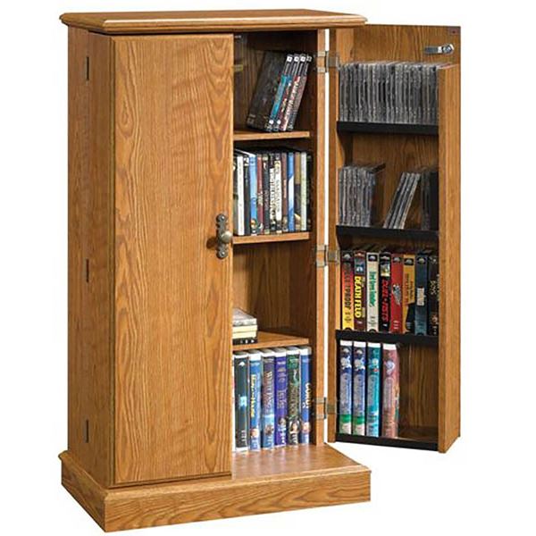 Picture of Audio or Video Storage Cabinet in Oak Finish
