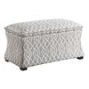 Picture of Abby Geo Grey Hourglass Storage Ottoman *D