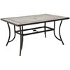 Picture of Barnwood 84" Tile Top Patio Table