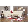 Picture of Soho 2 Piece Cream Bonded Leather Sectional