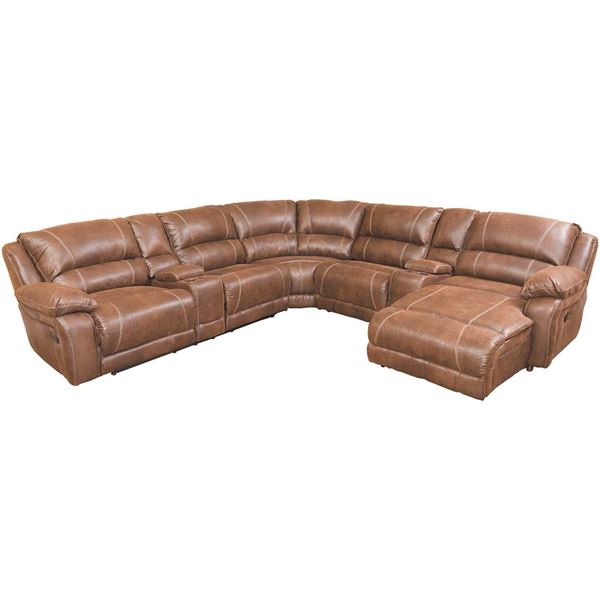Picture of Renegade Mocha 4 Piece Reclining Sectional