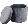 Picture of Allie Metal Gray Storage Ottoman