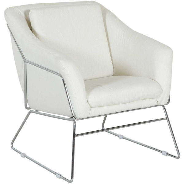 Picture of Zeke Cream Accent Chair