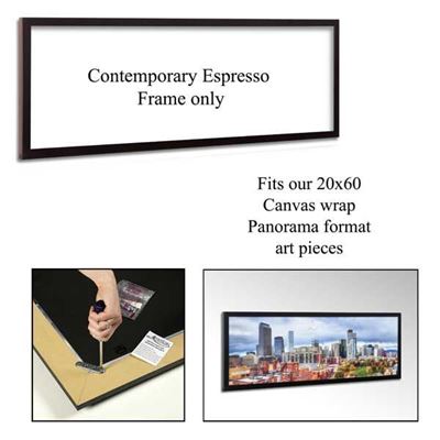 Picture of Contemporary Espresso Frame 60X20