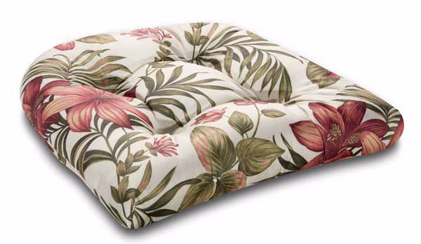 Picture of Single Cushion-Red Floral