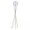 Picture of Antwerp Floor Lamp White & Brushed Brass *D