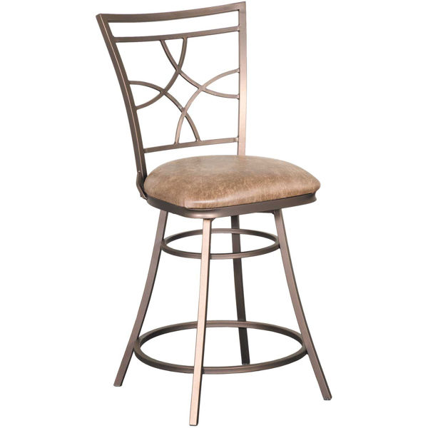 Picture of Bel Air 24" Armless Swivel Barstool