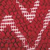 Picture of 20x20 Red Shag Chevron Pillow *P