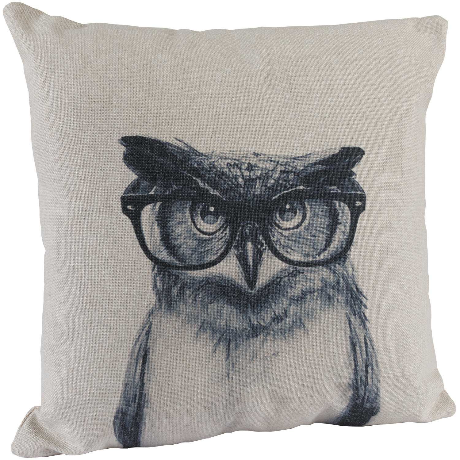 Studious Owl 18 Inch Pillow *P, PL-397A