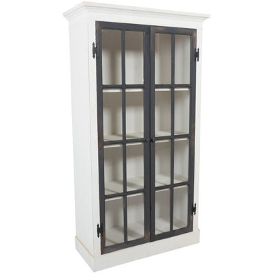 Picture of Two-Tone Glass Door Curio