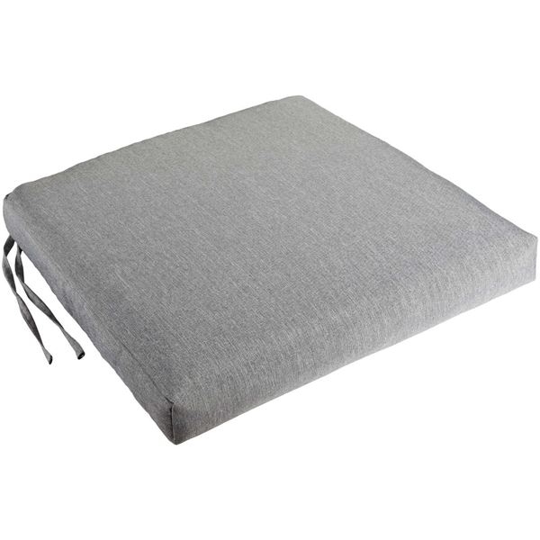 Picture of Single Box Seat Cushion in Solid Grey
