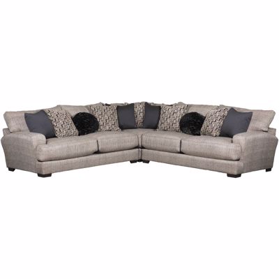 Picture of Ava Pepper 3 Piece Sectional with USB Charging Ports