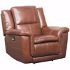 Picture of Leather Power Recliner with Adjustable Headrest and Lumbar Support