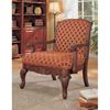 Picture of Accent Chair, Red/Gold *D