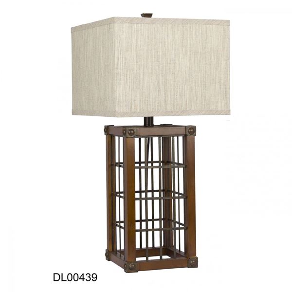 Picture of Industrial Square Table Lamp