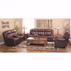 Picture of Owen Leather Power Reclining Console Loveseat with Adjustable Headrest