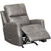 Picture of Gulfbay Charcoal Leather Rocker Recliner
