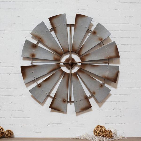 Picture of Metal Windmill Wall Decor